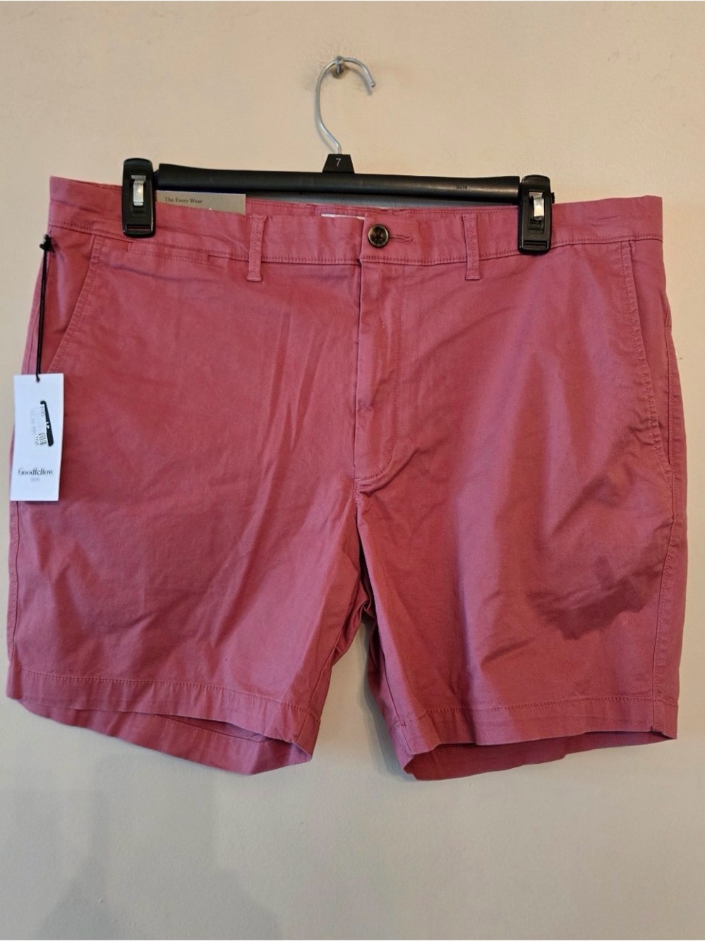 Goodfellow pink Khaki shorts size mens 38